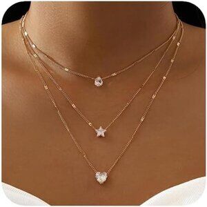 Dainty Rhinestone Choker Necklace – Silver Crystal Chain Jewelry, Simple Elegant